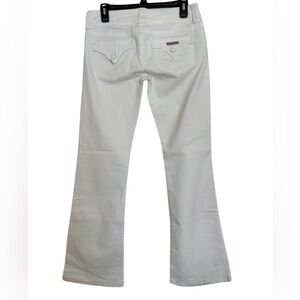 Hudson Jeans White Denim Bootcut Flare Sz 28 waist 30 Low Rise NWOT